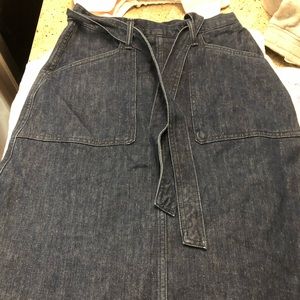 BNWOT All saints demin midi skirt